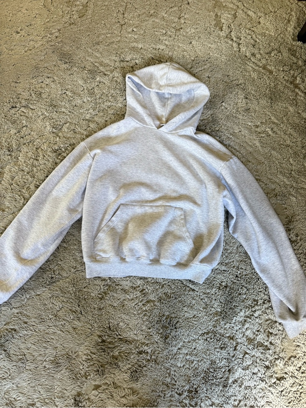 Skims gray cotton hoodie
